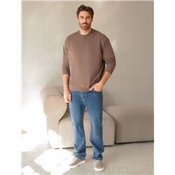 Джемпер из тонкого премиального футера с эластаном