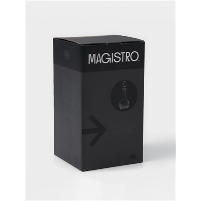 Штоф Magistro «Пик», 900 мл, 12×31.5 см, стекло, прозрачный