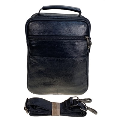 Сумка мужская из натуральной кожи, цвет черный