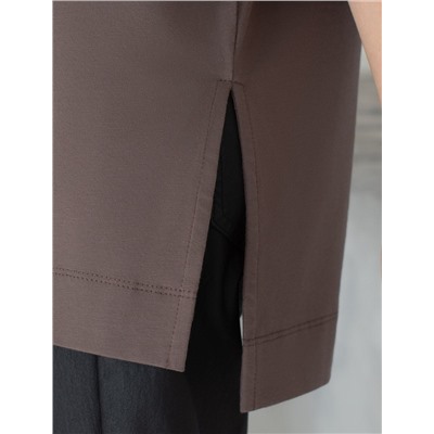 Футболка оверсайз с принтом стразами из премиального хлопка с эластаном