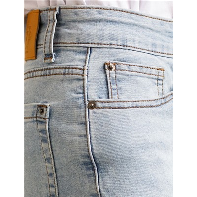 Джинсы мом-фит из эластичного денима