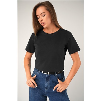 Женская базовая хлопковая футболка Happyfox