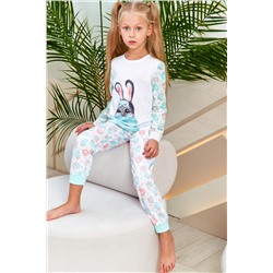 Пижама д/дев детская Juno AW21GJ547A Sleepwear Girls зайчонок
