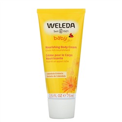 Weleda, Baby, питательный детский крем для тела, с экстрактами календулы, 75 мл (2,5 жидк. унции)
