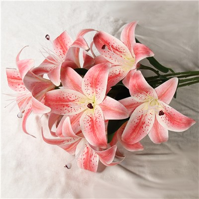 Цветок искусственный Лилия 52 см / CL-52 /уп 40/400/