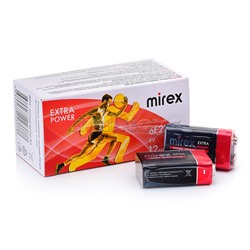 Батарея солевая Mirex 6F22 / Крона 9V (1/12/240 ), shrink