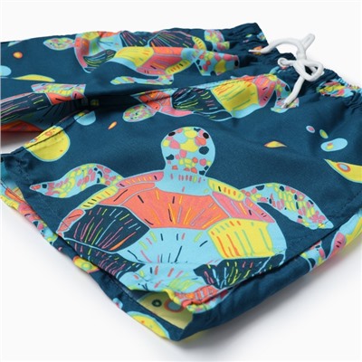 Купальные трусы детские MINAKU «Черепахи», рост 110-116 см