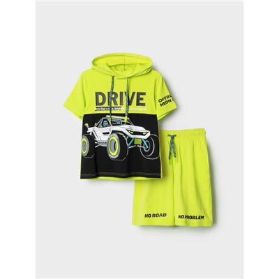 Комплект трикотажный для мальчиков: джемпер (футболка), шорты