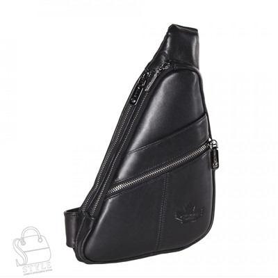 Рюкзак мужской кожаный 1211-1Z black Zinimxs