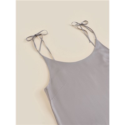 Сорочка ночная женская SL HOME Modal Home, размер 44-46, серо-бежевая