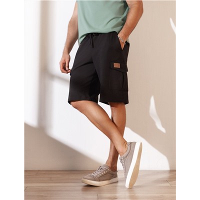 Шорты-карго из легкого футера