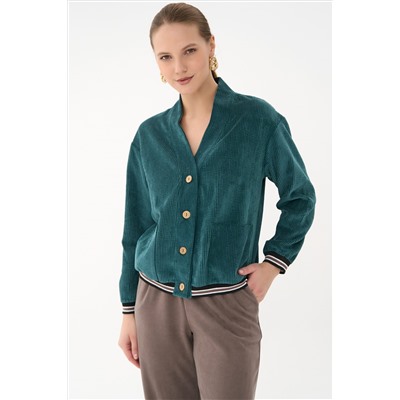 Бомбер Лэйб (бирюза)