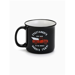 Кружка новогодняя керамическая We wish you, 450 мл