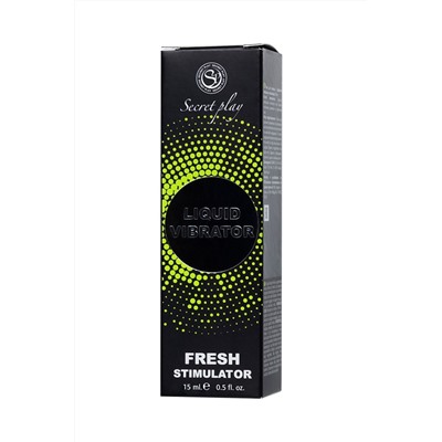 Освежающий гель с эффектом вибрации Liquid Vibrator Fresh Stimulator - 15 мл.