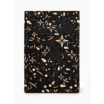 Коробка подарочная новогодняя складная «С Новым годом», 15×7×22 см