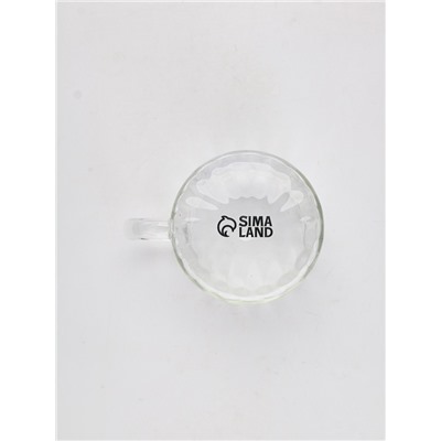 Кружка новогодняя стеклянная «Тепла и уюта», 650 мл