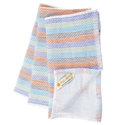 Full Circle, Tidy, набор салфеток для мытья посуды, 3 шт, 30 х 30 см (12 х 12 дюймов)