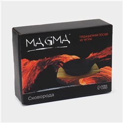 Сковорода Magma «Далат», 25×18×4 см, с ручками, чугун, чёрная