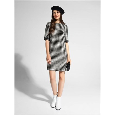 Платья CONTE LPL 1053 Платье с рисунком "клетка" и легким мерцанием люрекса
