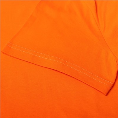 Футболка мужская, цвет оранжевый, размер 54