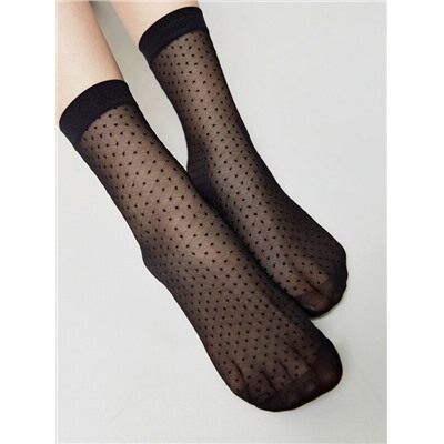 Полиамидные CONTE FANTASY 20 Носки в горошек