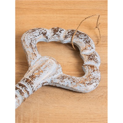 Сувенир «Ключ от счастья», 4.5×21×50 ± 3 см, дерево, голубой