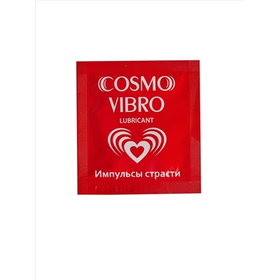 Саше женского стимулирующего лубриканта на силиконовой основе Cosmo Vibro - 3 гр.
