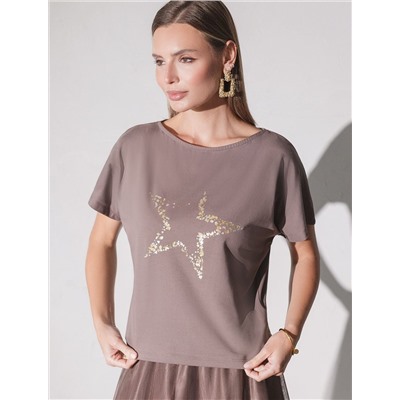 VILATTE Футболка D49.133