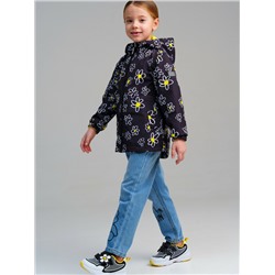 Куртка текстильная с полиуретановым покрытием для девочек (ветровка)