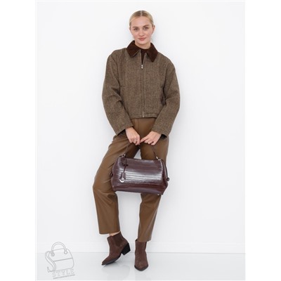 Сумка женская кожаная 6632-1VG coffee Vitelli Grassi