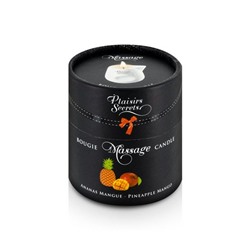 Массажная свеча с ароматом манго и ананаса Bougie de Massage Ananas Mangue - 80 мл.