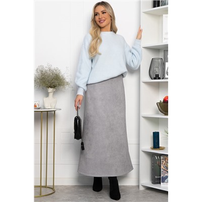 Юбка макси Алана (серая) Ю14255-6М
