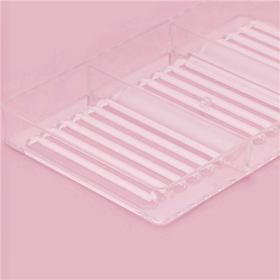 Форма для шоколада «Соломка», пластик, 20×12×2.5 см, 18 ячеек 8.5×0.5 см, прозрачная