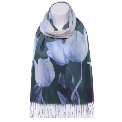 Палантин D2323 Тюльпаны