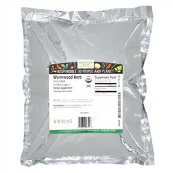 Frontier Natural Products, Organic Cut & Sifted Wormwood Herb, 16 oz (453 g)