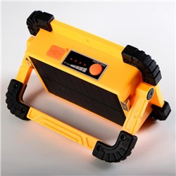 Светодиодный прожектор-светильник,15 Вт,2400 мАч,солнечная панель,USB,зарядка для телефона