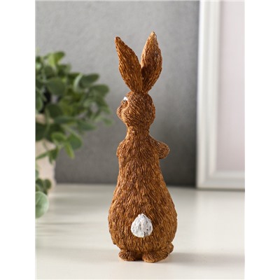 Фигурка полистоун «Кролик с морковью», 4.7×5×15 см