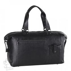 Сумка дорожная кожаная 8059G black S-Style