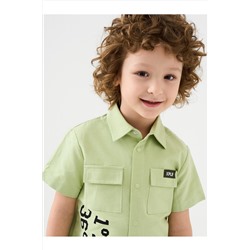 Комплект текстильный для мальчиков: рубашка, шорты PLAYTODAY, 1239806