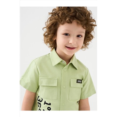 Комплект текстильный для мальчиков: рубашка, шорты PLAYTODAY, 1239806