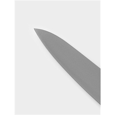 Нож кухонный шеф Magistro Hinshitsu, нержавеющая сталь, лезвие 21.3 см, длина 39 см, чёрный