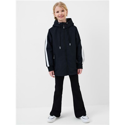 Куртка текстильная с полиуретановым покрытием для девочек (ветровка)