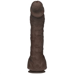 Коричневый фаллоимитатор-гигант Prince Yahshua ULTRASKYN 10.5” Cock with Removable Vac-U-Lock Suction Cup - 27,4 см.