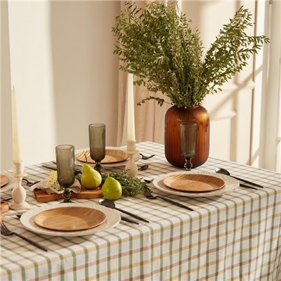 Скатерть «Этель» Harmony, 110×150 см, 100% хлопок, рогожка 186 г/м²