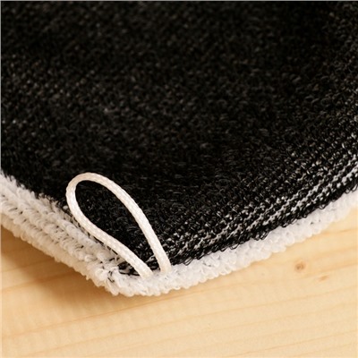 Мочалка-рукавица банная German Quality, двустронняя, полиэстер, 23×12 см
