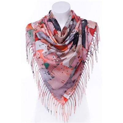 Платок CY2593-1 Кошки