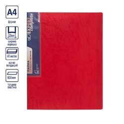 Папка-файл  40 Premier 20мм красный new 600мкм EC211730004 Expert Complete