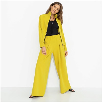 Брючный костюм дизайнерский, Так выглядит уверенность (милан, 2 в 1, с поясом)