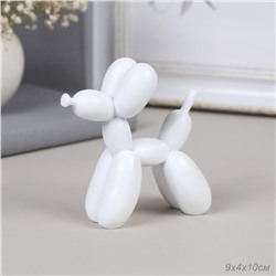 Статуэтка Собака 9х4х10 см / DG-003W /уп 18/белая