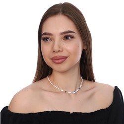 Чокер-оберег от сглаза из бисера, цвет: белый, арт. 748.345